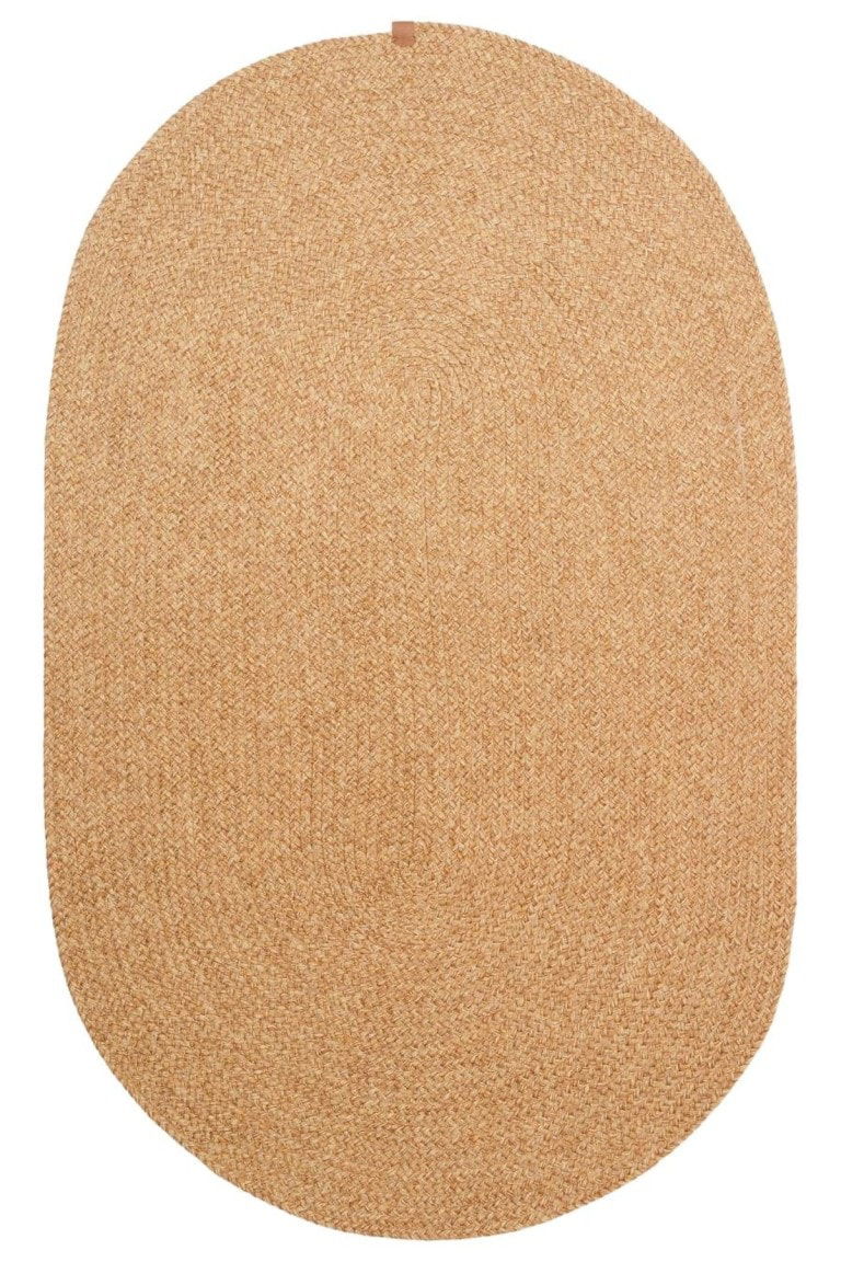 DAPHNE Patna Tepih PTN 19 ovalni, prirodni jute tepih za dnevne sobe i spavaće sobe, ekološki prihvatljiv, ručno rađen, moderan dizajn, idealan za moderni enterijer, dimenzije ovalnog oblika.