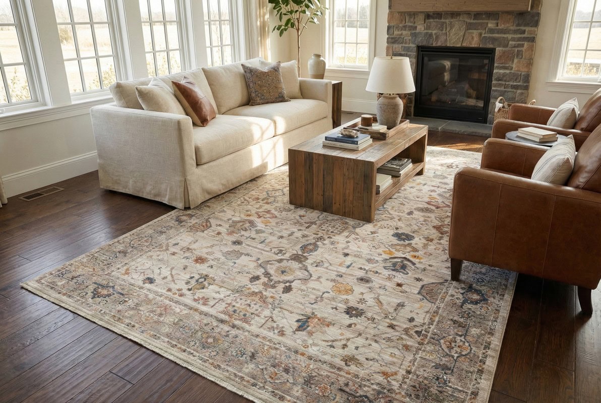 DAPHNE, tepih od pjene s uzorkom u bež sivoj boji, idealan za dnevne sobe, pruža udobnost i stil. Savršen izbor za moderni i klasični enterijer, ističe se svojom elegancijom i funkcionalnošću.