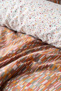 Senses Pamuk Puplin Posteljina Set (AP) -  Leros Terracotta | Ranforce Pamuk Posteljina