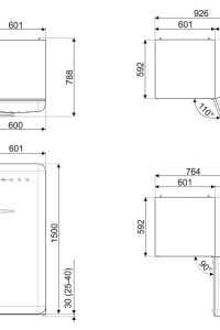 Smeg Frižider KREM - (FAB28RCR5) | Toster Za Četiri Kriške