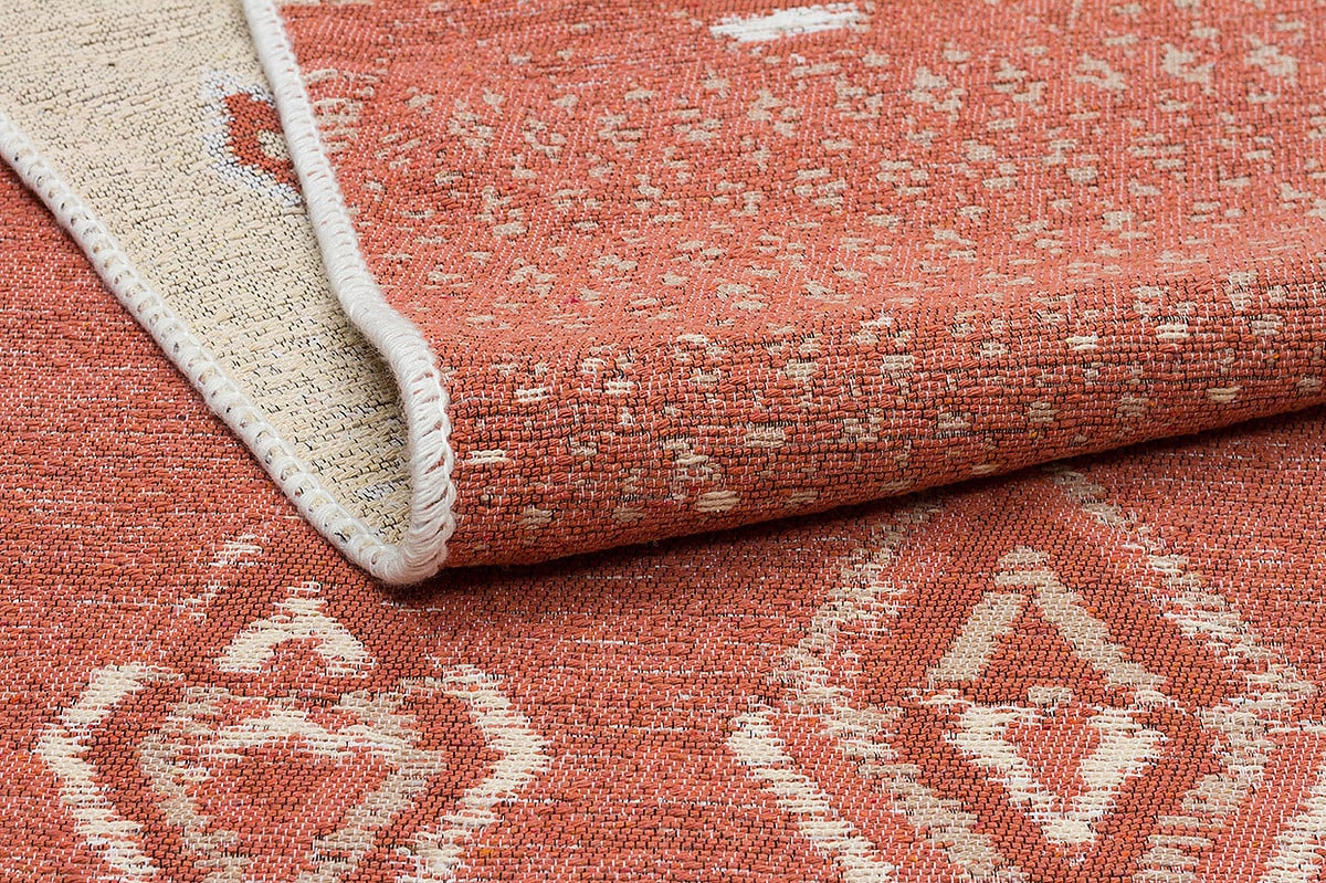 DAPHNE, Tepih Arya - Terra Cream, ručno tkan tepiha sa dvostrukom licom, modernog dizajna i toplih boja, idealan za dnevne sobe i spavaće sobe, visokokvalitetni materijali i izrada.