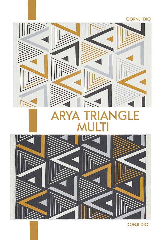 Arya Triangle Multi Tepih - 80x150 cm