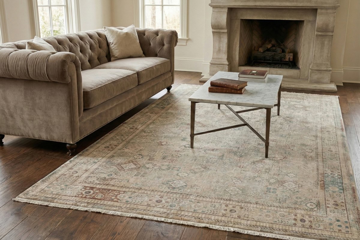 Bež boje, elegantan i sofisticiran, savršen za moderni i klasični enterijer, dio ekskluzivne kolekcije DAPHNE, idealan za dnevne sobe i spavaće sobe.