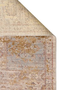 Tepih La Paz - Camel, ekskluzivna kolekcija, ručno tkan u toplim tonovima bež, smeđa i plava, savršen za elegantan i udoban enterijer. Idealno za moderni i klasični stil doma.