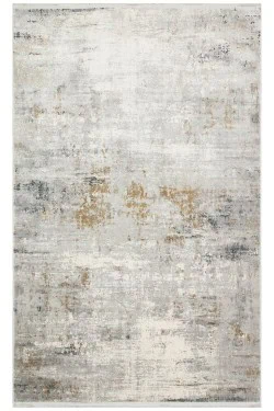Visokokvalitetni tepih Lagos u sivim i zlatnim tonovima, savršen za moderni enterijer, pruža eleganciju i udobnost u svakom prostoru. Idealno za dnevne sobe, spavaće sobe ili poslovne prostore.