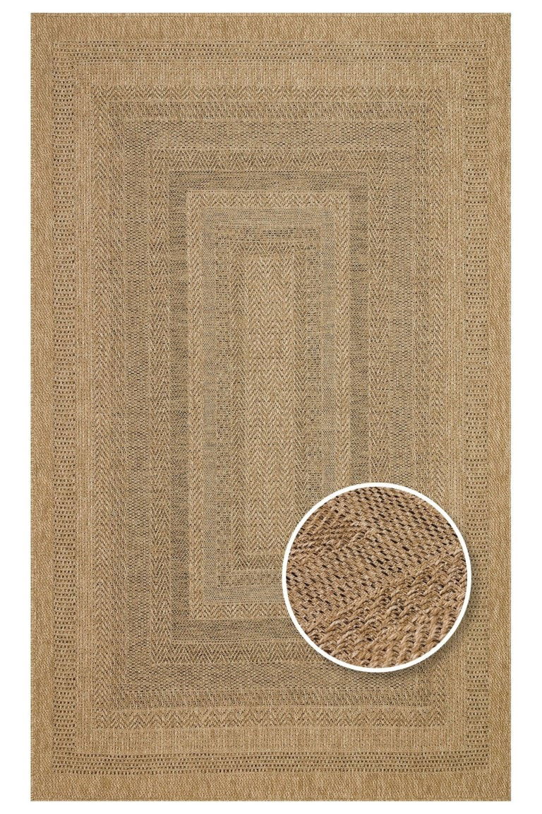 DASKA, Tepih Salda (SLD 02) - Prirodni, ručno tkan, bež boje, elegantan i udoban za dnevne sobe i spavaće sobe, visokokvalitetni prirodni materijal, savršen za toplu i ugodnu atmosferu.