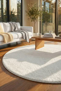 Tepih Zen (Krem - Okrugli) | Zen