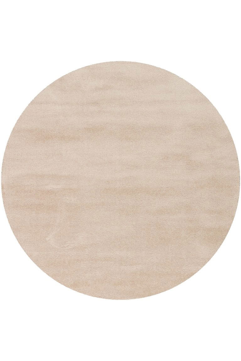 Međunarodni tepih Zen u tamno bež boji, okruglog oblika, savršen za moderni i minimalistički enterijer. Idealno za dnevne sobe, spavaće sobe ili poslovne prostore.