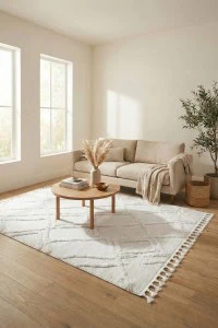 Terazzo Tepih (03) - Off Bijeli | Tepisi